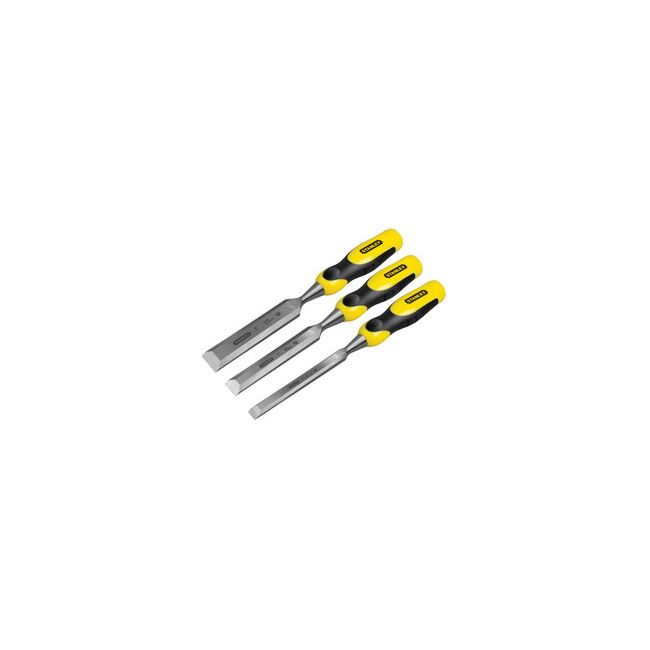 Stanley 3Pc Chisel Set Dynagrip (12, 18, 25mm) 2-16-883