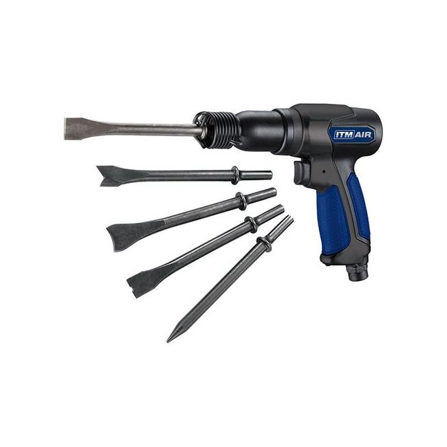 ITM 190MM Air Hammer W/5PC Chisel Set TM340-404