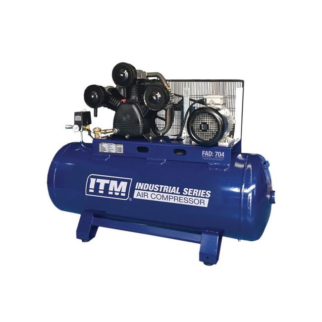 ITM 3 Phase 7.5HP 704L/Min 270L Stationary Belt Drive Air Compressor TM353-75270