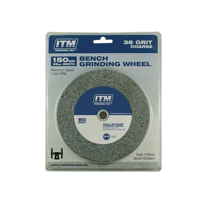 ITM 150 X 25MM 36 Grit Aluminium Oxide Grinding Wheel TM406-001