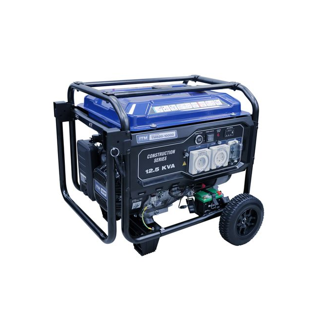 ITM 12.5KVA Petrol Construction Generator W/Electric Start & Remote TM520-10000