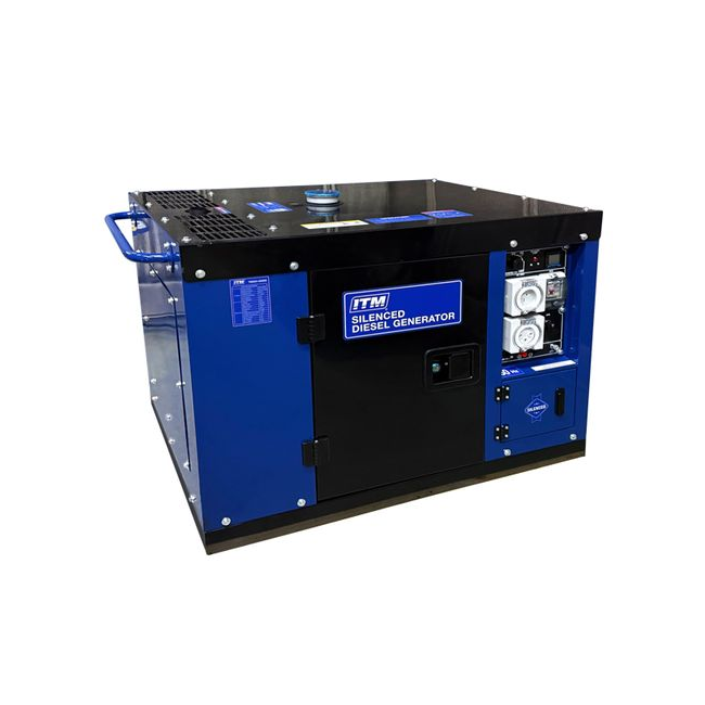ITM 8300W Diesel Generator W/Silent Cabinet & Electric Start TM524-8300S
