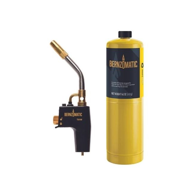 Bernzomatic 400g MAP-Pro W/Swirl Flame Torch Kit TS4000TK