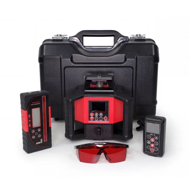 TUF 209DGR Dual Grade Rotating Laser Level with mm Receiver TUF-209DGR
