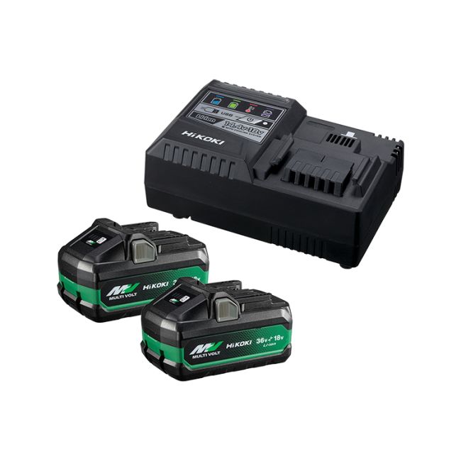 HiKOKI 18/36V 5.0Ah MultiVolt Battery & Charger Pack UC18YSL3(HHZ)