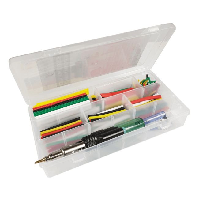 VoltFlow Refillable Butane Torch & Heat Shrink 140 Piece Kit HS140KIT