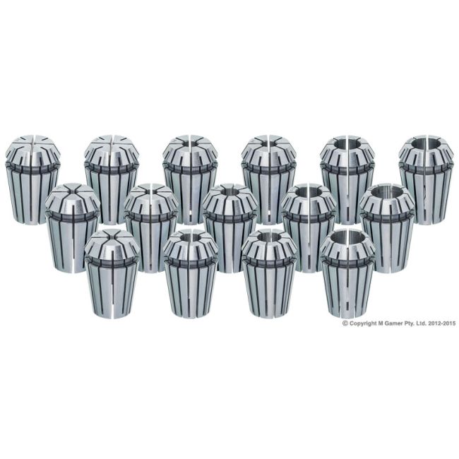 Vertex ER25 Collet Set 15 Pce  V25000