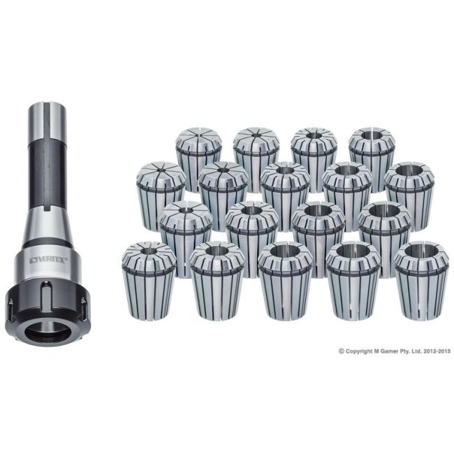 Vertex ER32 R8 18Pce Set  (7/16''X20) V313