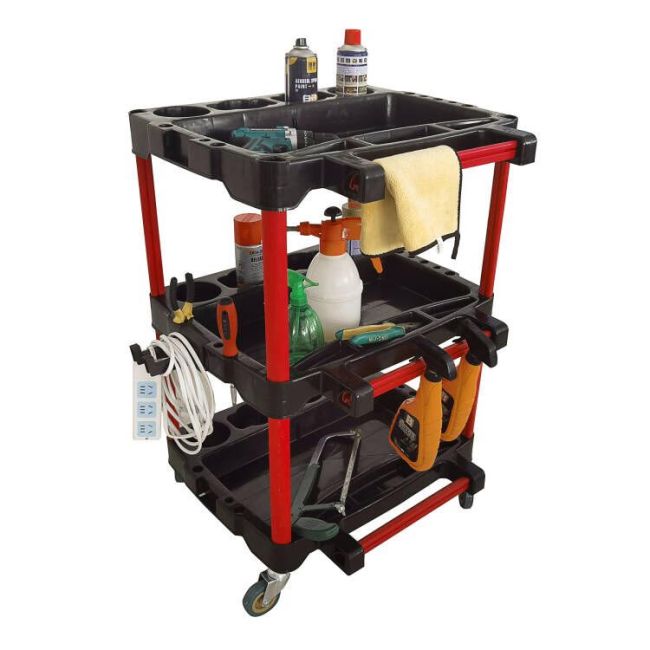 Millers Falls Heavy Duty 3 Tier Detailing Cart VP8185