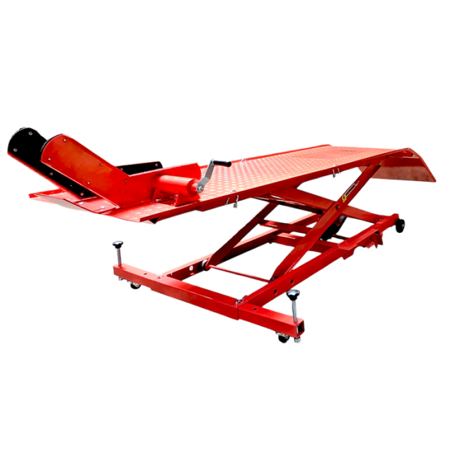 Millers Falls 450KG Air Hydraulic Motorcycle Lift (Red) VP8230AH
