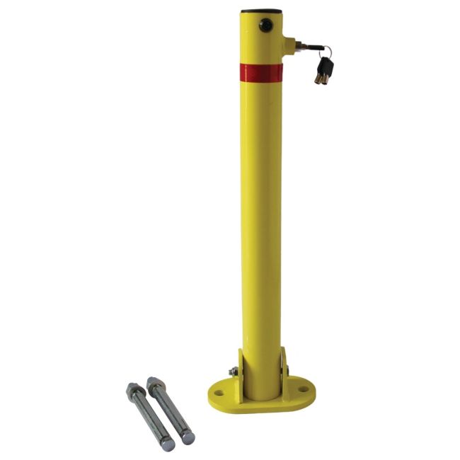 Millers Falls 600MM Fold Down Safety Bollard W600FD