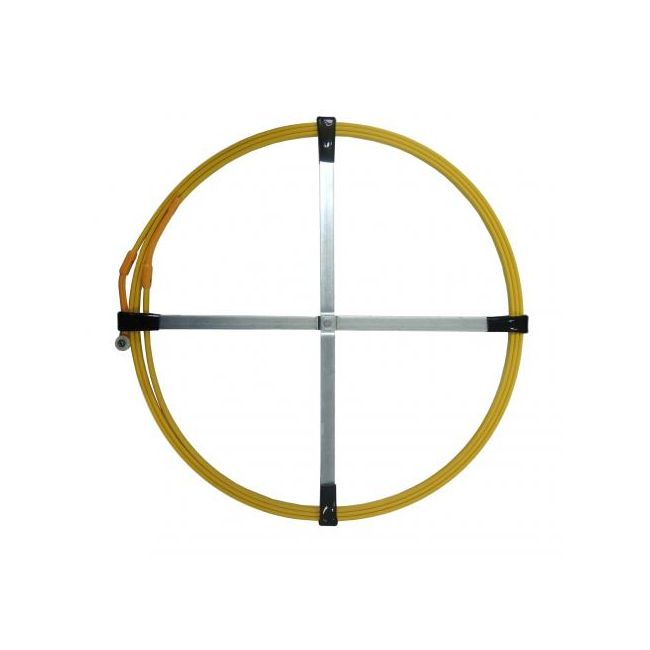 Wattmaster Cable Pull Through Flat Fish Rod 4m With Double Wheel Holder WATMWFR-4D