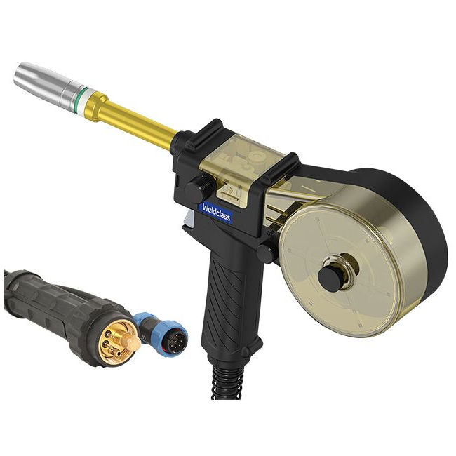 Weldclass BZL25 Complete Spool Gun 8M Euro Connection with 9-Pin Plug WC-06203