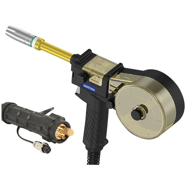 Weldclass BZL25 Complete Spool Gun 5M Euro Connection with 4-Pin Plug WC-06610