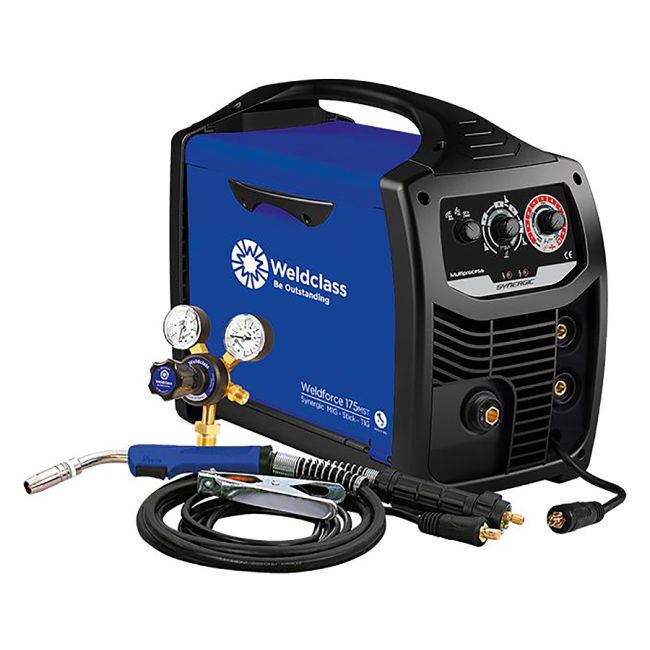 Weldclass WC-175MST Welder MIG / Stick / TIG 10A Plug (Gasless) 175MST WELDFORCE WC-175MST