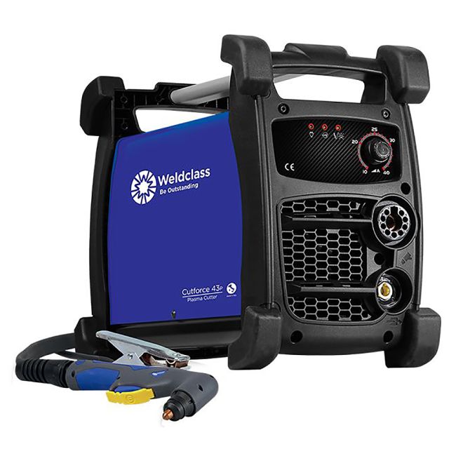 Weldclass WC-43P Plasma Cutter 15Ah Plug 40A Max CUTFORCE 43P WC-43P
