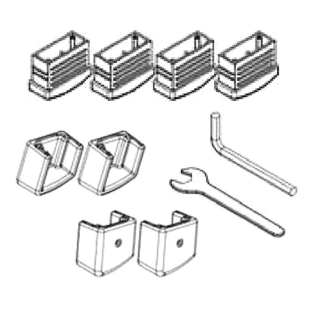 Werner Replacement Feet Kit For Werner MT & Bailey BXS Series Ladders SP15-011AZ