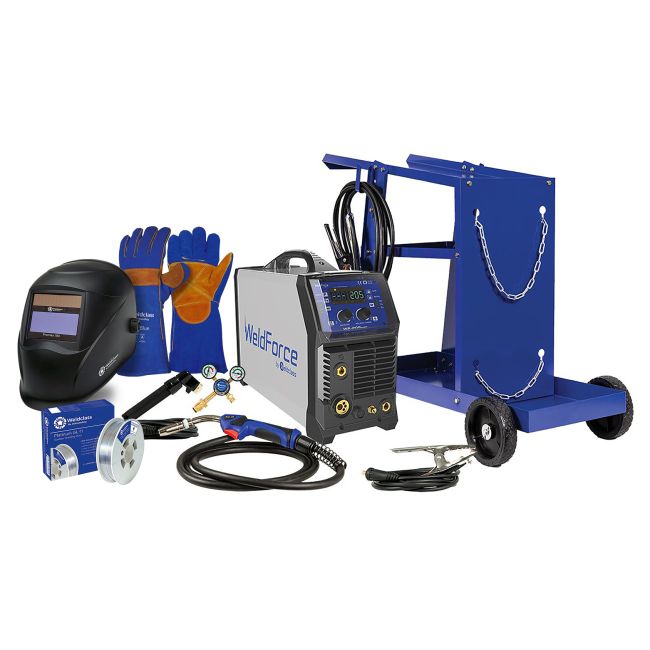 Weldclass Welder Combo MIG / Stick / TIG 15A Plug 205MST WELDFORCE WF-205MSTK3