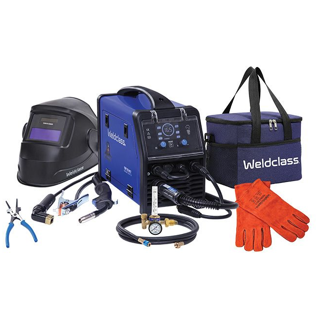 Weldclass Fury 165MPST 165Amp MIG/Stick/TIG Welder Combo Kit WFY165MK1