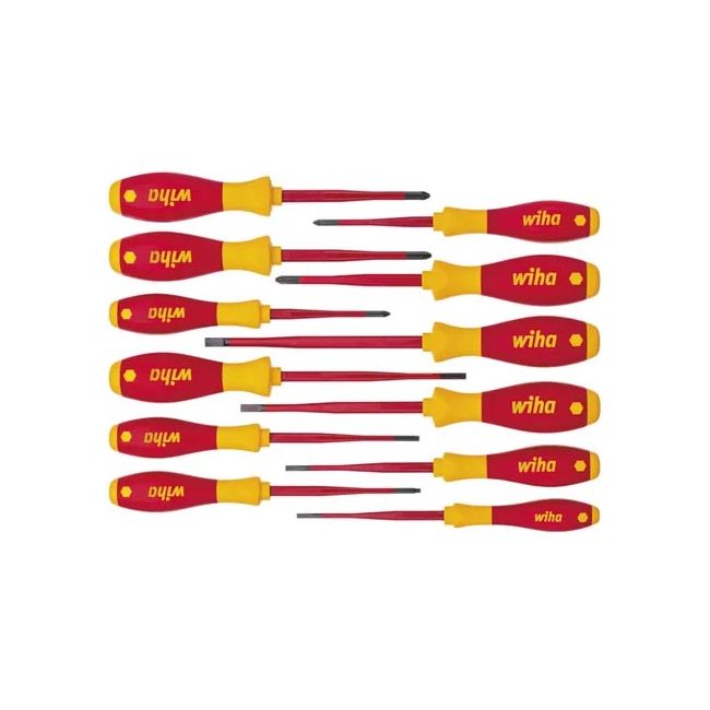 Wiha 12PC 1000V Slimfix Insulated Screwdriver Set WH-41003