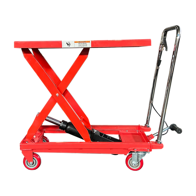 Millers Falls 150KG 720MM Hydraulic Table Cart WH7510