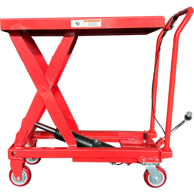 Millers Falls Hydraulic Table Cart 500kg Capacity 900mm Lift WH7513