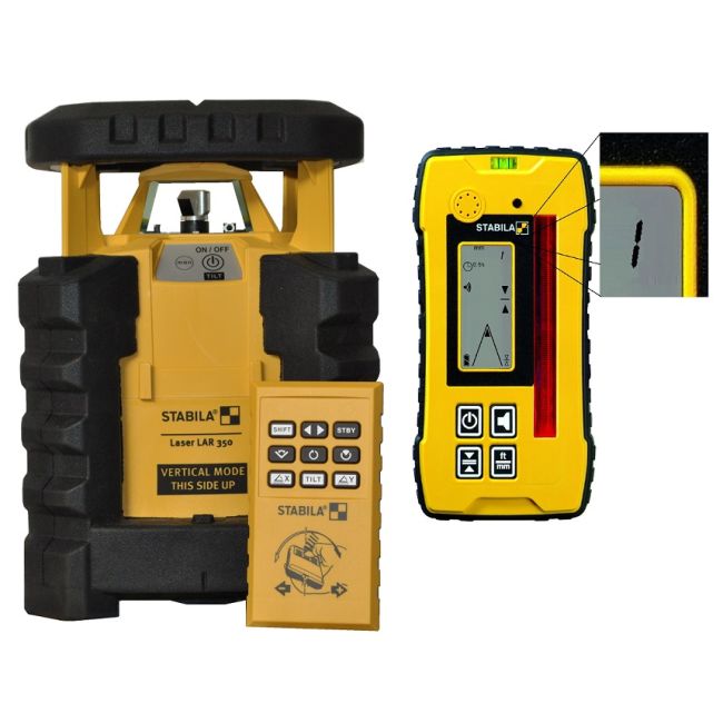 STABILA LAR 350 AUTOMATIC MOTION-CONTROLLED ROTARY LASER LEVEL 19019