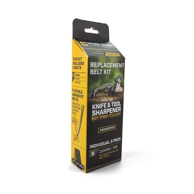 Worksharp 5PC X65 Coarse Replacement Belt Pack WSSAKO81118