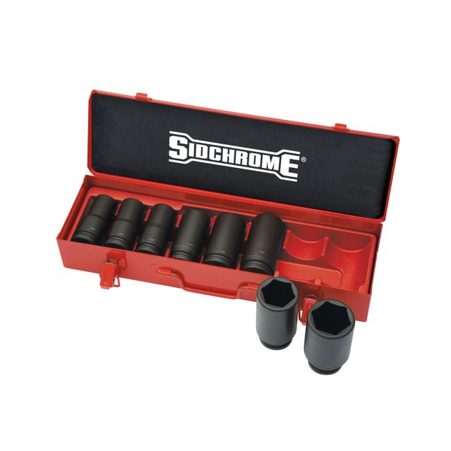 Sidchrome 3/4Dr Socket Set 8Pc Lg XS608L