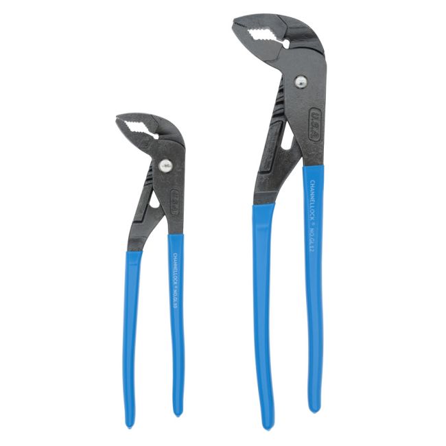 Channellock 2pc GRIPLOCK Tongue & Groove Pliers Set GLS-1