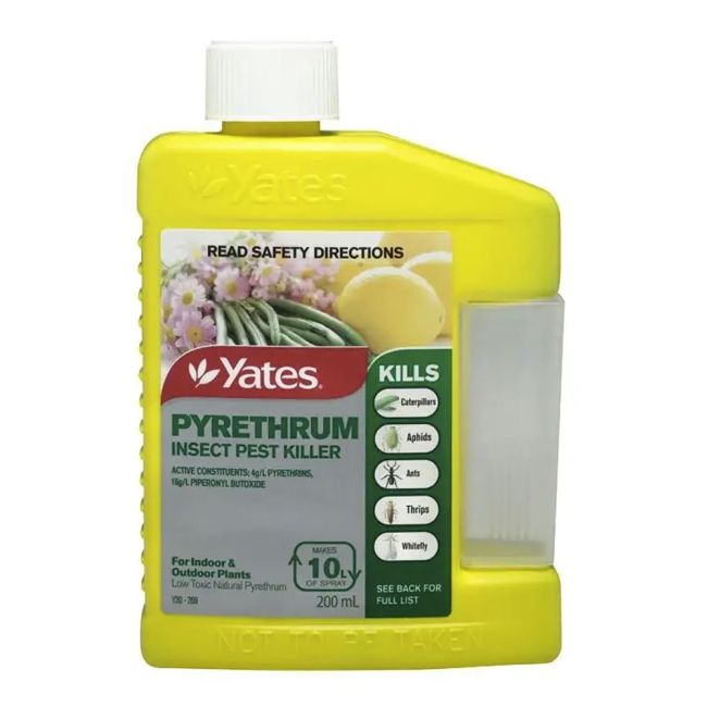Yates 34035 Pyrethrum Insect Pest Killer 200ml Inc Measuring Cup 34035