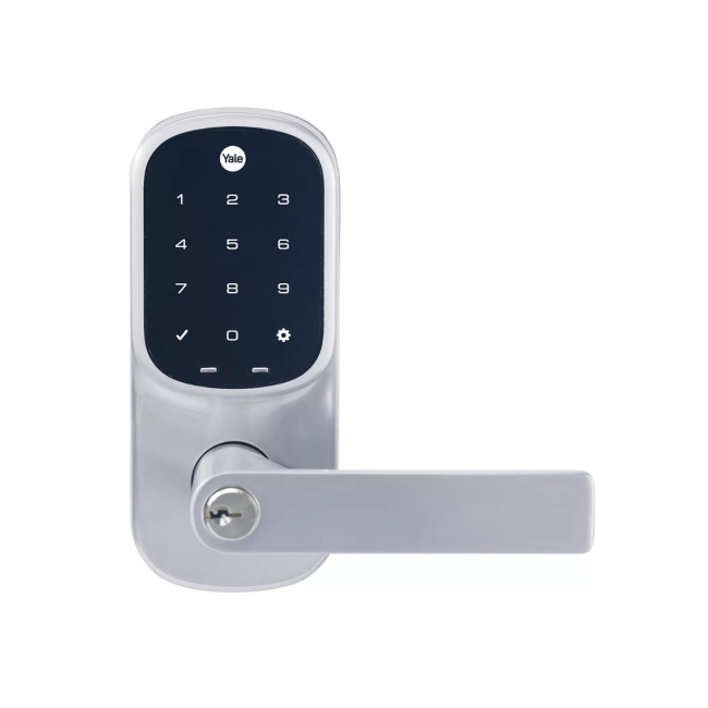 Yale Assure Lever Exterior Satin Chrome YRL226HKSC
