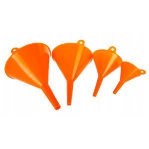 Pressol Funnel Set 4 Piece 50-100mm Oil Petrol & Acid Resistant 02360