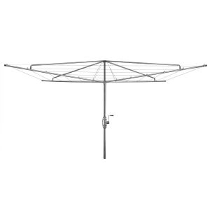 Hills Heritage 7 Line Rotary Clothesline Galvanised – Classic Aussie Clothesline for Big-Backyards 100858