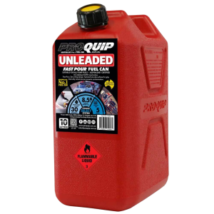 Pro Quip Unleaded Fast Pour Fuel Can 10L 1008