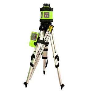 Imex E60 Rotating Laser Kit Incl Tripod & 2M Staff - Lr1 Receiver 012-E60K
