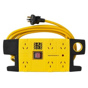 HPM Powerboard 6 Socket PLUGBOSS RCD Protected D105PBOSSPA6