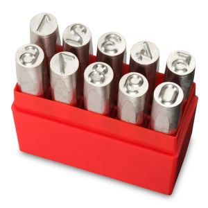 Pryor Hand Stamp Number Set 3.0mm 10 Piece Premium Punch PP10030