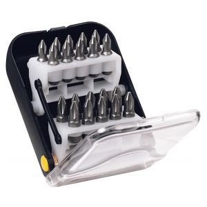 Sutton Tools Insert Screwdriver Bits 20Pc 25mm PH1+2 Phillips Magnetic S1380102