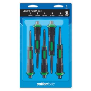 Sutton Tools Centre Punch Set 5 Piece Chrome Vanadium M7070005