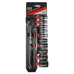 888 Tools Socket Set 1/2"Dr 12PT 12 Piece METRIC T820315