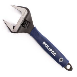 Eclipse Wrench Adjustable 38mm WIDE JAW 200mm 8" ADJW8WJ