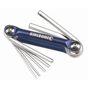 KINCROME Hex Key Set 7 Piece METRIC Folding Anodized K5046