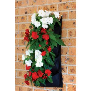 Clyde Garden ecoPocket Planter 4 Pocket 30cm (w) x 70cm (h) Felt Fabric Felt Fabric