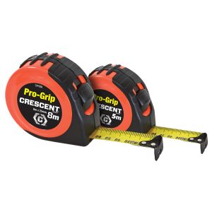 Crescent Tape Measure 2 Pack Pro-Grip 8m & 5m CP85SIX2