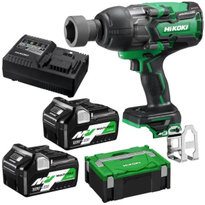 HIKOKI 36V MultiVolt 2.5Ah/5.0Ah 3/4" Impact Wrench Kit WR36DA(HRZ)
