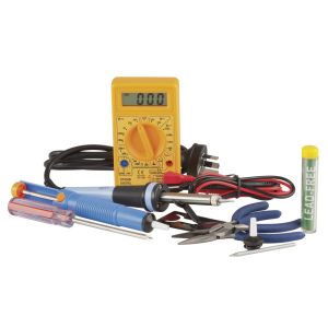 Duratech TS-1652 Soldering Iron Starter Kit 25w With Digital Multimeter TS-1652