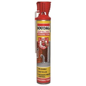 Soudal 750ml Gap Filling Expanding Foam Champagne 134843