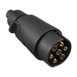 AutoKing TC2181BL Trailer Connector 7 Pin Plastic Male Socket TC2181BL