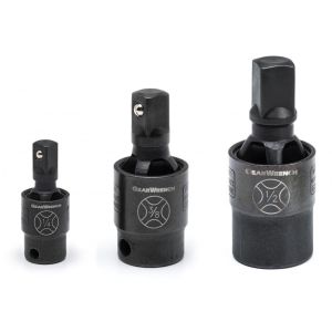 GearWrench Pinless Impact Universal Joint Set 3 Piece 1/4", 3/8" & 1/2"Dr 84960